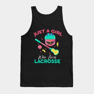 Just A Girl Who Loves Lacrosse Tank Top